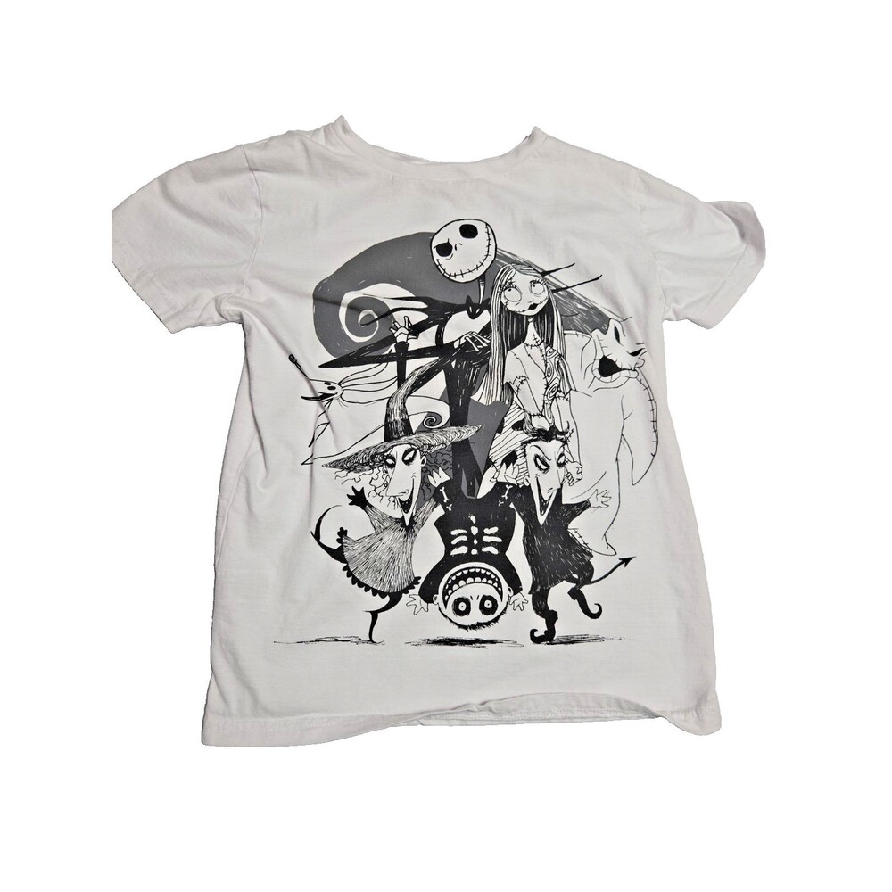 The nightmare before Christmas boys white short sleeve size 10 12